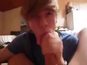 Big Cock Blowjob from My Friend