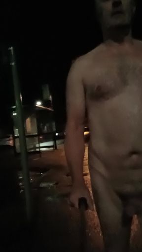 Naked walk through village