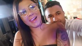loupan e Amanda Souza no after