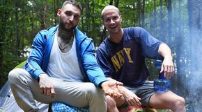 Straight Guys Try Anal On Camping Trip