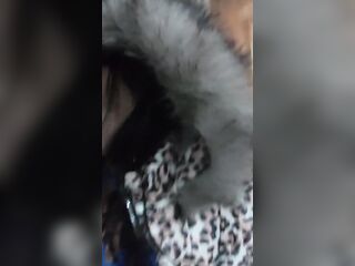 MilfyCalla face fucking and Cumming over my Glossy Puffer Jacket linner