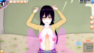 POV Mieruko-chan - Miko Yotsuya footjob,titjob,blowjob and fuckdd