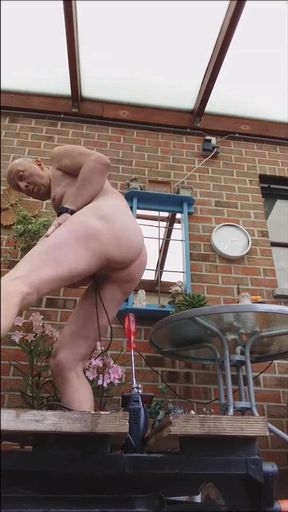 GRANDP EXHIBITIONIST DILDO MACHINEFUCK SEXSHOW CUMSHOT bis