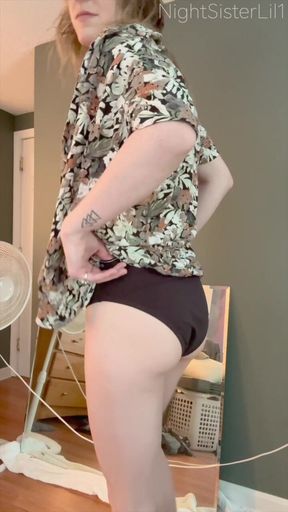 Behind the Scenes Strip Tease with Nightsisterlil1