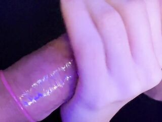 CLOSE UP - 4K SEXUALLY EXCITED CUM DRUM ORAL JOB I broke the fuck-rubber and I take all the cum in my throat