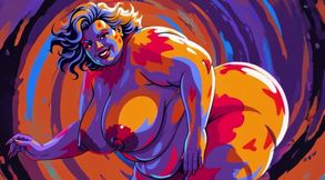 Ai BBW Gorlock Woman Nude Dancing