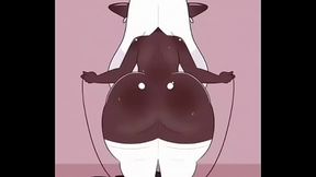 animation by lewdlunacy: I love jumping rope