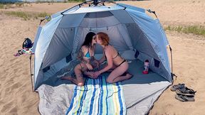 piss party and fucking on the beach with ts sheri allwood