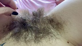 New hairy pussy compilation big clit closeup