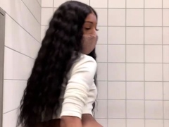 Bria backwoods bathroom dildo fucking hot video xxx porn