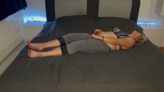 masturbation on the bed, shaking, jerking, moaning, multiple orgasms