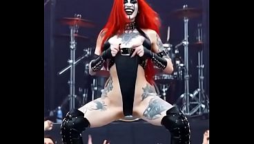 A spectacular performance at a rock concert?