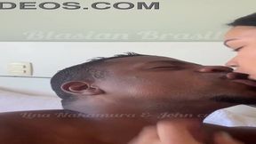 Asian thick backside gets hammered by black guy in a gripping academia setting