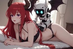 Speed and Future Adult Fantasy with Sonic-Inspired Girls and Robots