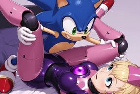 Speed and Future Adult Fantasy with Sonic-Inspired Girls and Robots