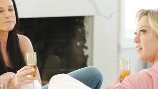 Mother's Day Orgasm Party! Step-Sisters Share Their Hot Stepmom With You