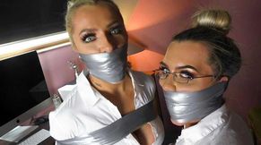 Jasmin & Daisy in: “Get Your Panties Off, Quickly – I Want Them Stuffed in My Mouth While You Grind on Me Bound & Gagged!” (HD)