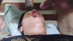 I sucked the young guy's ass and then he came in my mouth