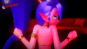 Shantae Seduces with Fiery Passion in 3D Hentai Fantasy by Infected Heart