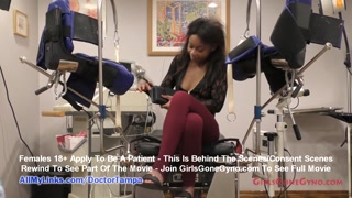 Ebony Cutie Minnie Rose Gets Gyno Exam Captured On Cameras by Doctor Tampa @GirlsGoneGynoCom