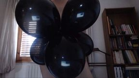 Black Balloons Big Wet Orgasms 4K