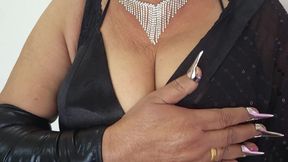 Happy Udigiri How Is My Black Saree Look