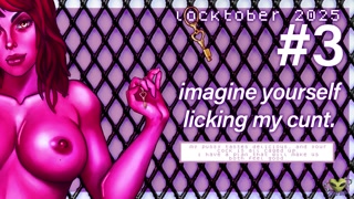 Can't Touch Yourself? Think About Licking Me Instead. - locktober challenge [chastity][audio only]