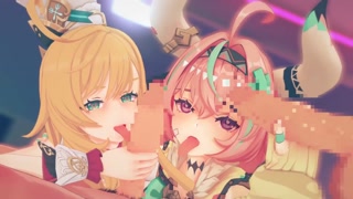 【Genshin Impact orgy se2x】Varesa,Escoffier group sex 3D Hentai Animation.