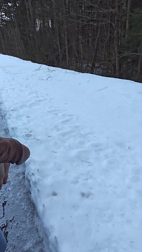Piss in the snow