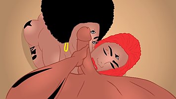 Miss Isis Jones is having a steamy, ffm threesome with friends, in the late afternoon
