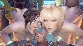 Apex Legends - Wattson taking part in wildest 3D sex Compilation