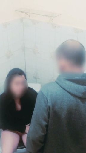 look what happened in my bar, woman went to the bathroom and the guy followed!   Clip 1