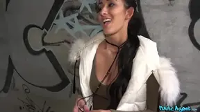 Public Agent - skinny barely legal with huge breasts and firm behind will not forget this