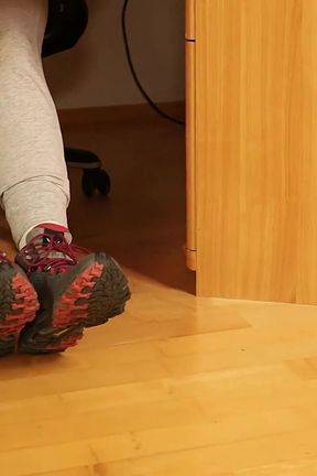 Dirty White Socks &amp; Hiking Shoes - Slow Sneaker Removal, Sock Tease &amp; Foot Play