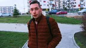 Euro 18+ teen gets his asshole fucked deep in a pick-up porn vid