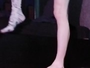 CUTE FEMBOY STRIPES AND FUCKS HES FEET