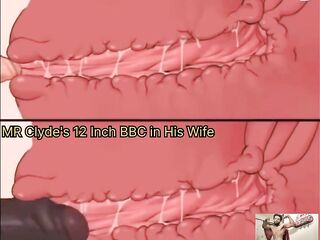 Mr Clyde's 12 Inch BBC Vs Cuckold Husbands Penis