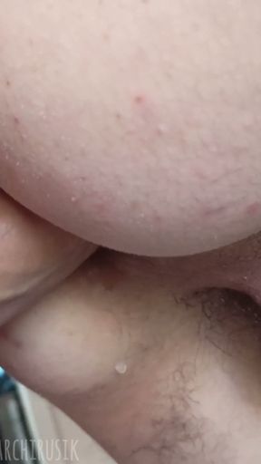 Brother fucked his stepbrother 's cute ass with a big powerful dick without a condom !   Clip 1