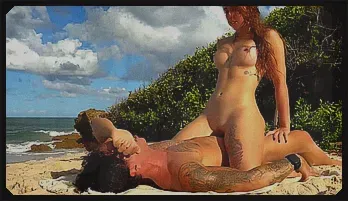 Wild Beach Sex Adventure with Blonde Beauty