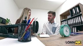 Czech Wife Gets Nailed by Loan Manager