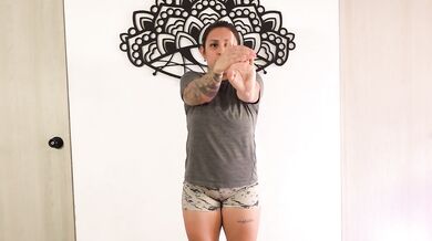 SFW - stretching routine for my knees and body