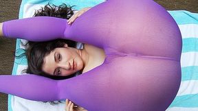 She Plays with Her Large Labia in a Quiet Solo Session