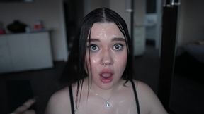Spit on the Dildo and My Hair