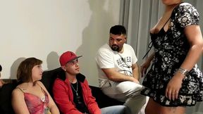 pornocasting, a therapy section ends in an awesome orgy