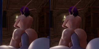 Bubble Butt Futanari Backs it Up on Your Futa Cock