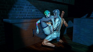 Fucking a Sexbot in the Kitchen