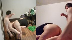 Heather Kane rides Cock All over the Room!