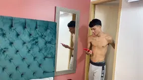 My horny stepsister comes into my room for me to fuck her and cum in her pussy