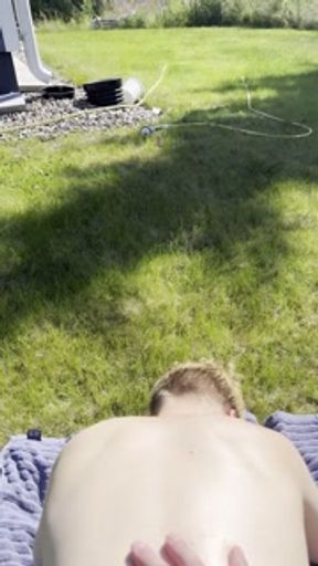 Quick Fuck in the Backyard