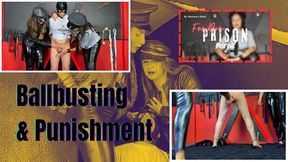 FemdomPrison - Ballbusting & Punishment 21 MINS